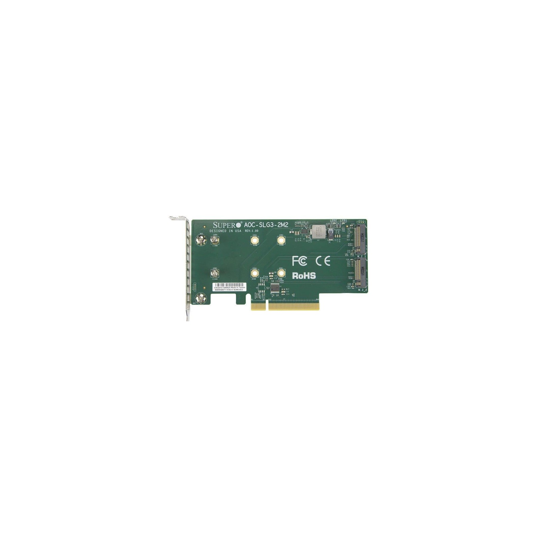 Hub USB C SUPERMICRO AOC-SLG3-2M2-O