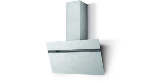Hotte décorative murale inclinée ELICA STRIPE URBAN ZINC/A/90