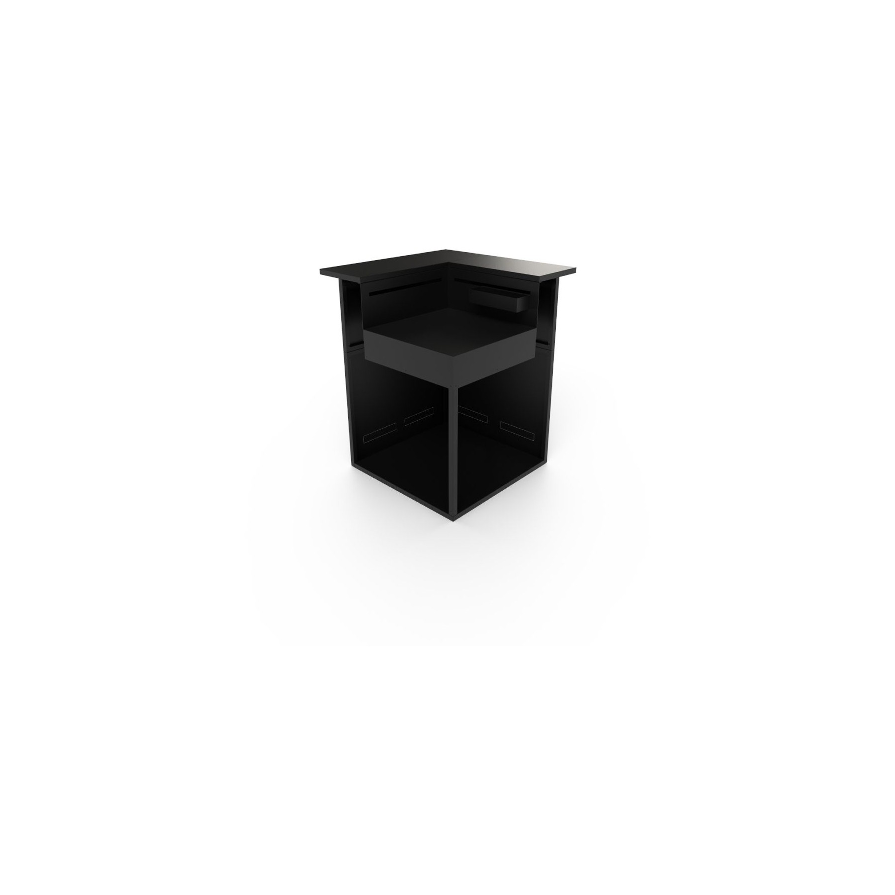 Meuble d'angle FORGE ADOUR SAAF CBN angle acier fermé Comptoir
