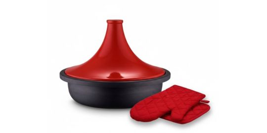Tajine ESSENTIELB 32cm ceramique avec gants