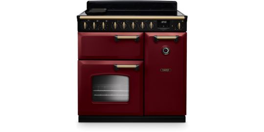 Piano de cuisson induction FALCON NGC TAB IND 90 CM BORDEAUX LAITON ANTIQU