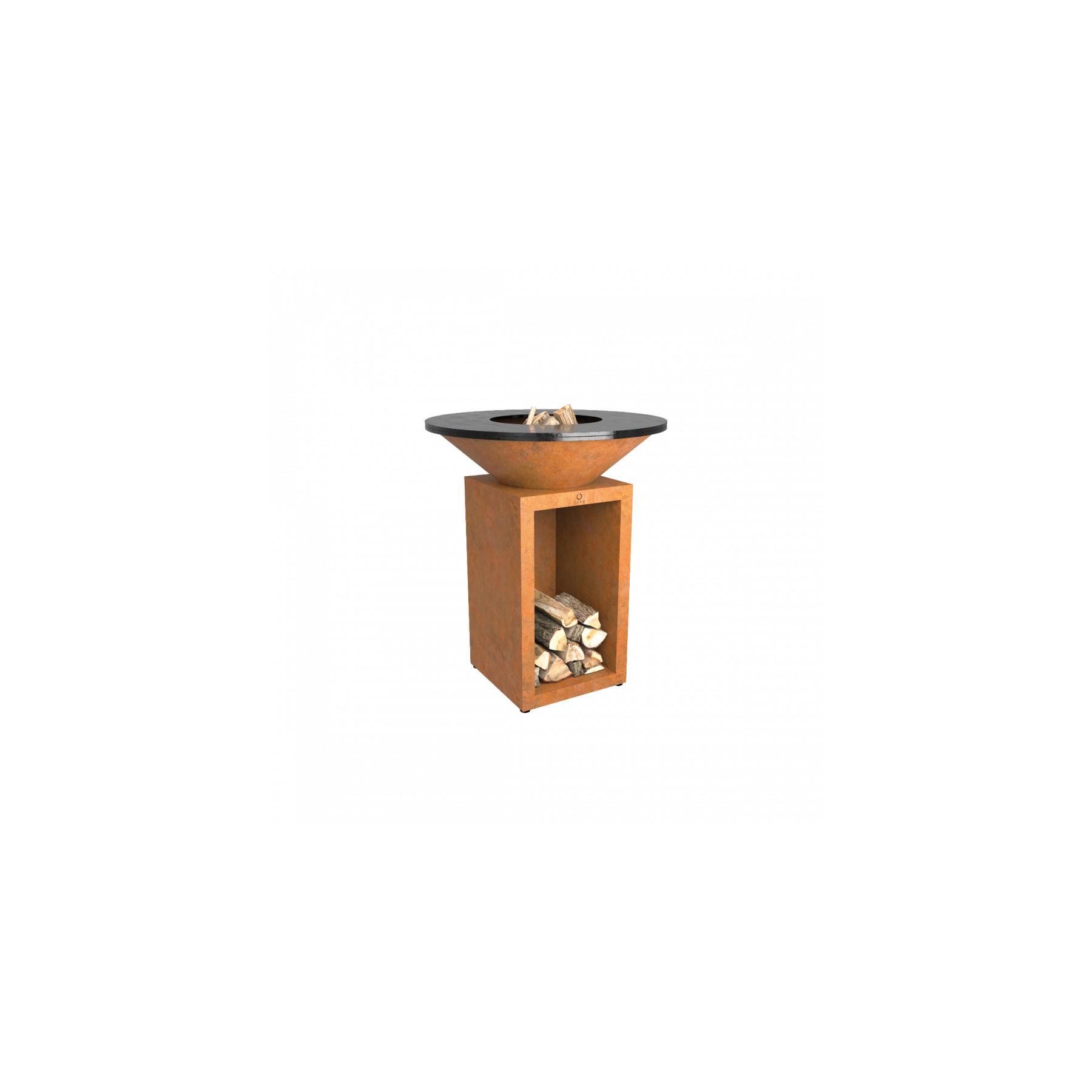Brasero OFYR Classic Storage Corten 85 OC3C85