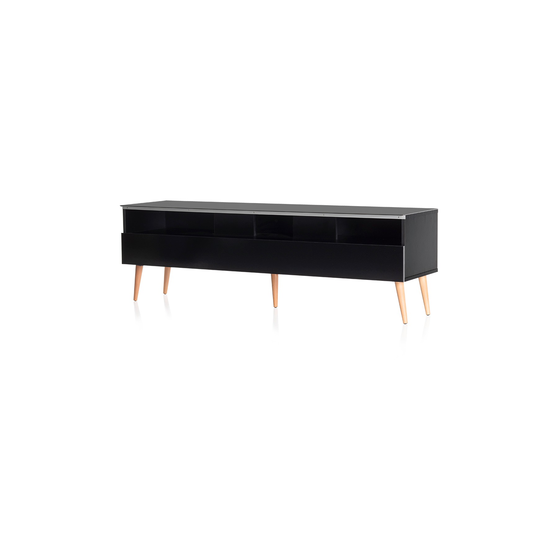 Meuble TV MELICONI Tarragone 160 cm noir