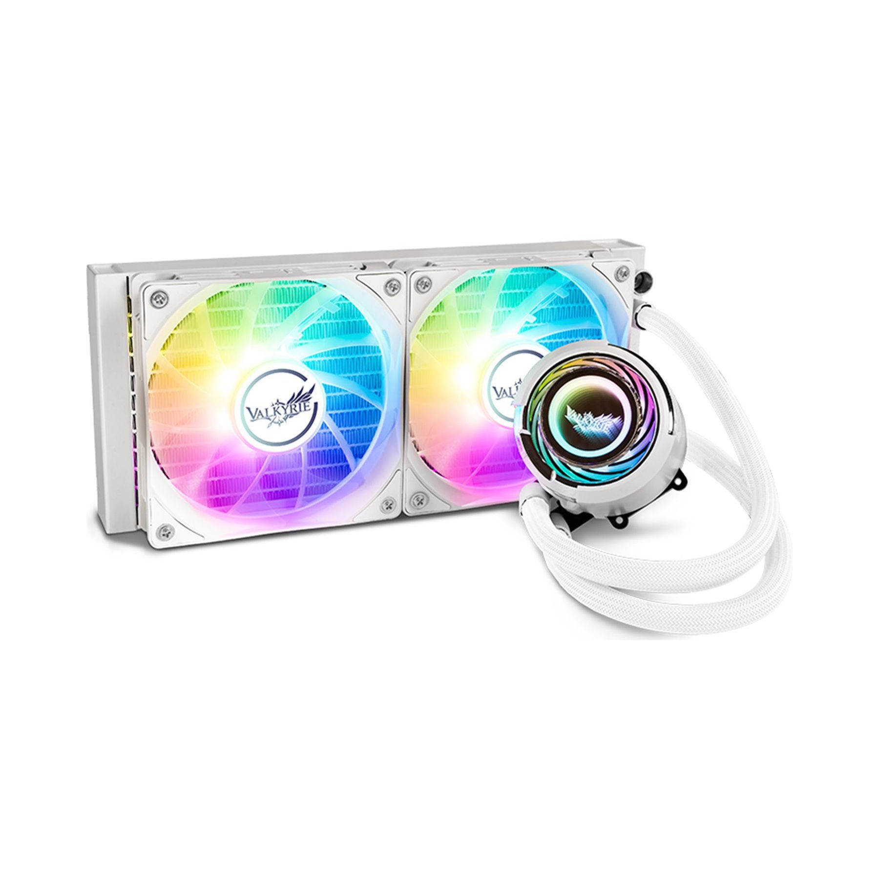 Kit de refroidissement VALK Jarn - 240 mm Blanc