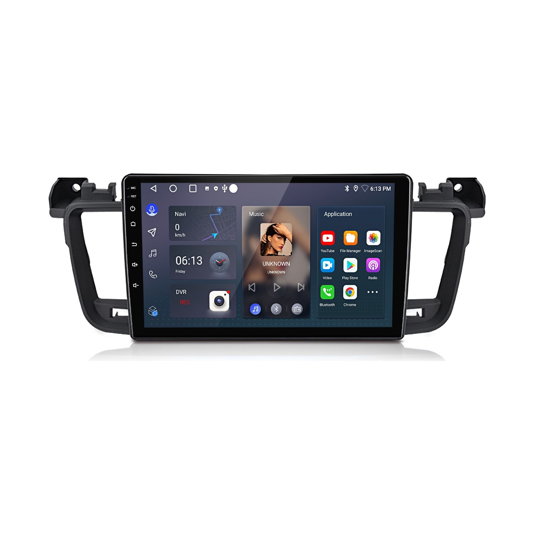 Autoradio connecté JUNSUN pour Peugeot 508 2011-2018 2+64G Carplay