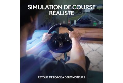 Volant + Pédalier LOGITECH Volant G920 + Casque G335 Noir