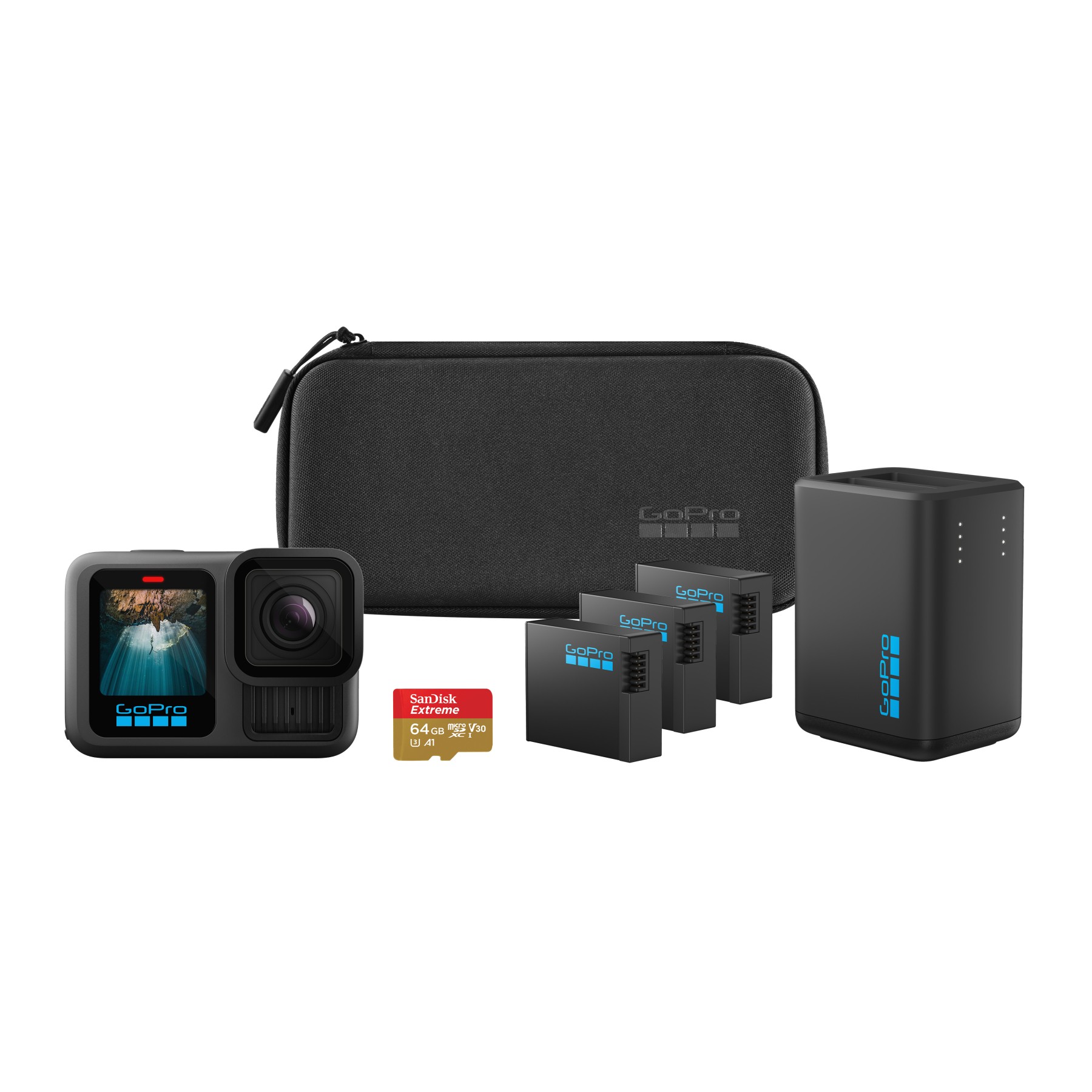 Caméra sport GOPRO HERO13 Black Extended Power Bundle