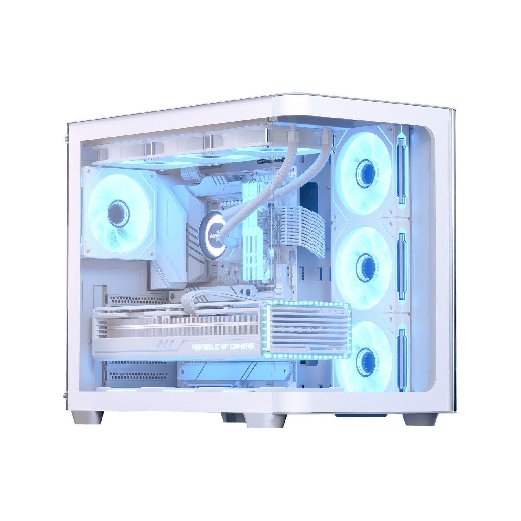 Boitier PC AEROCOOL Aerocool P500C (Blanc)