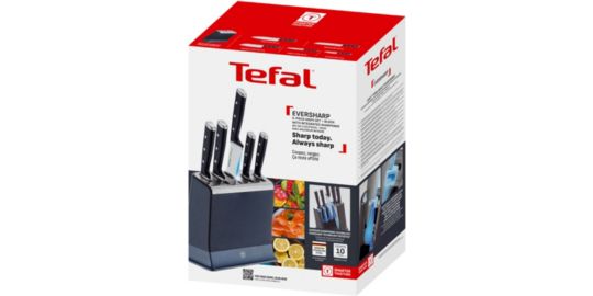 Bloc couteaux TEFAL EverSharp Pro 5 pcs aiguiseur integré