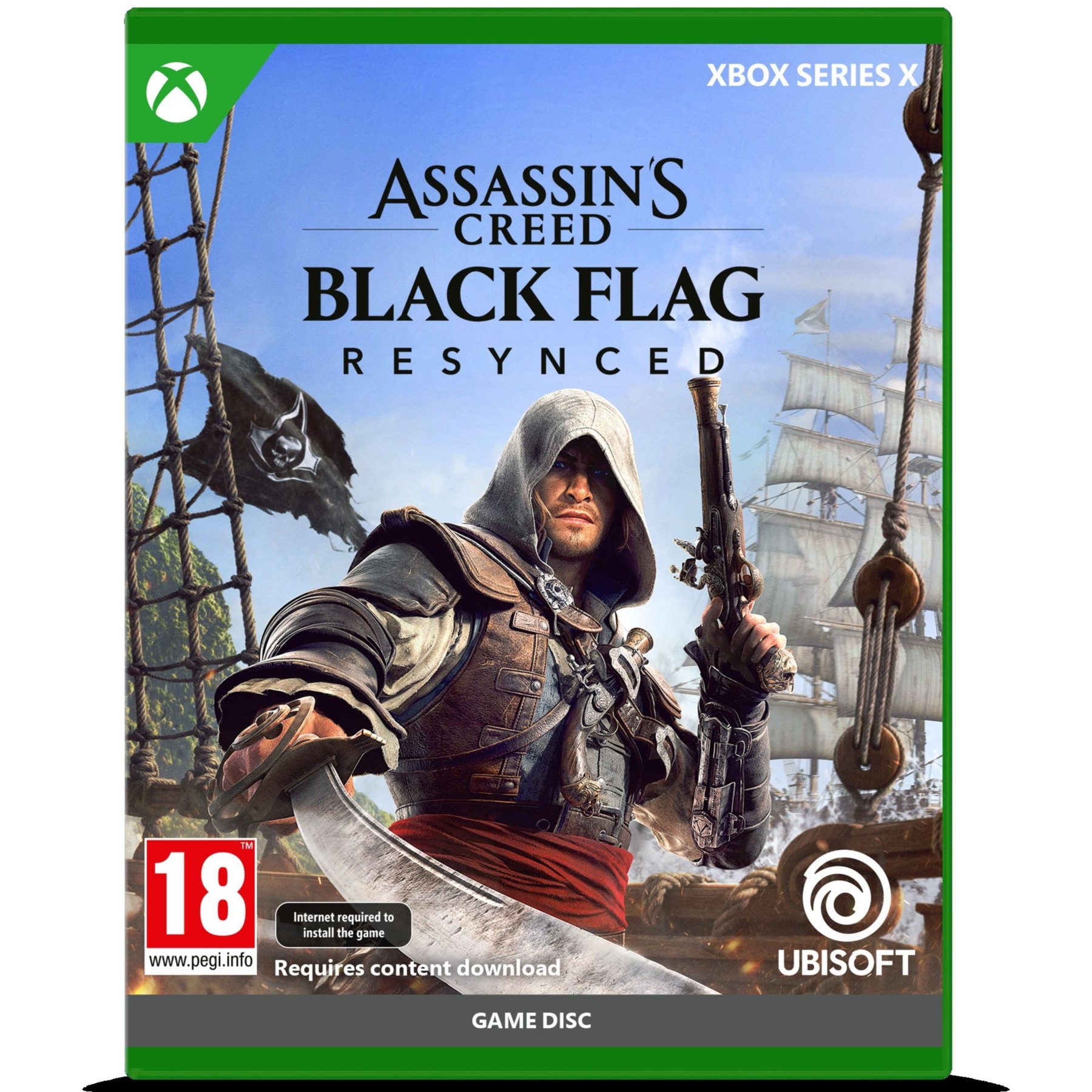 Jeu Xbox UBISOFT ASSASSIN'S CREED BLACK FLAG RESYNCED