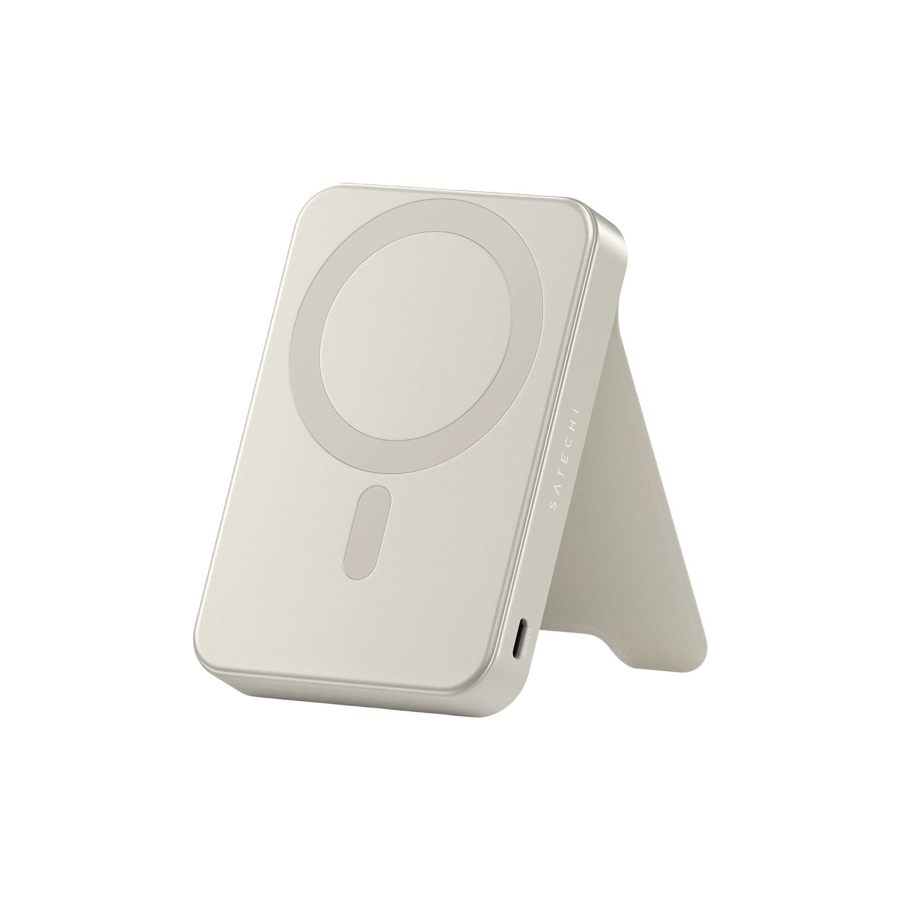 Batterie externe SATECHI 10000mAh Compatible Qi2 15W avec Support