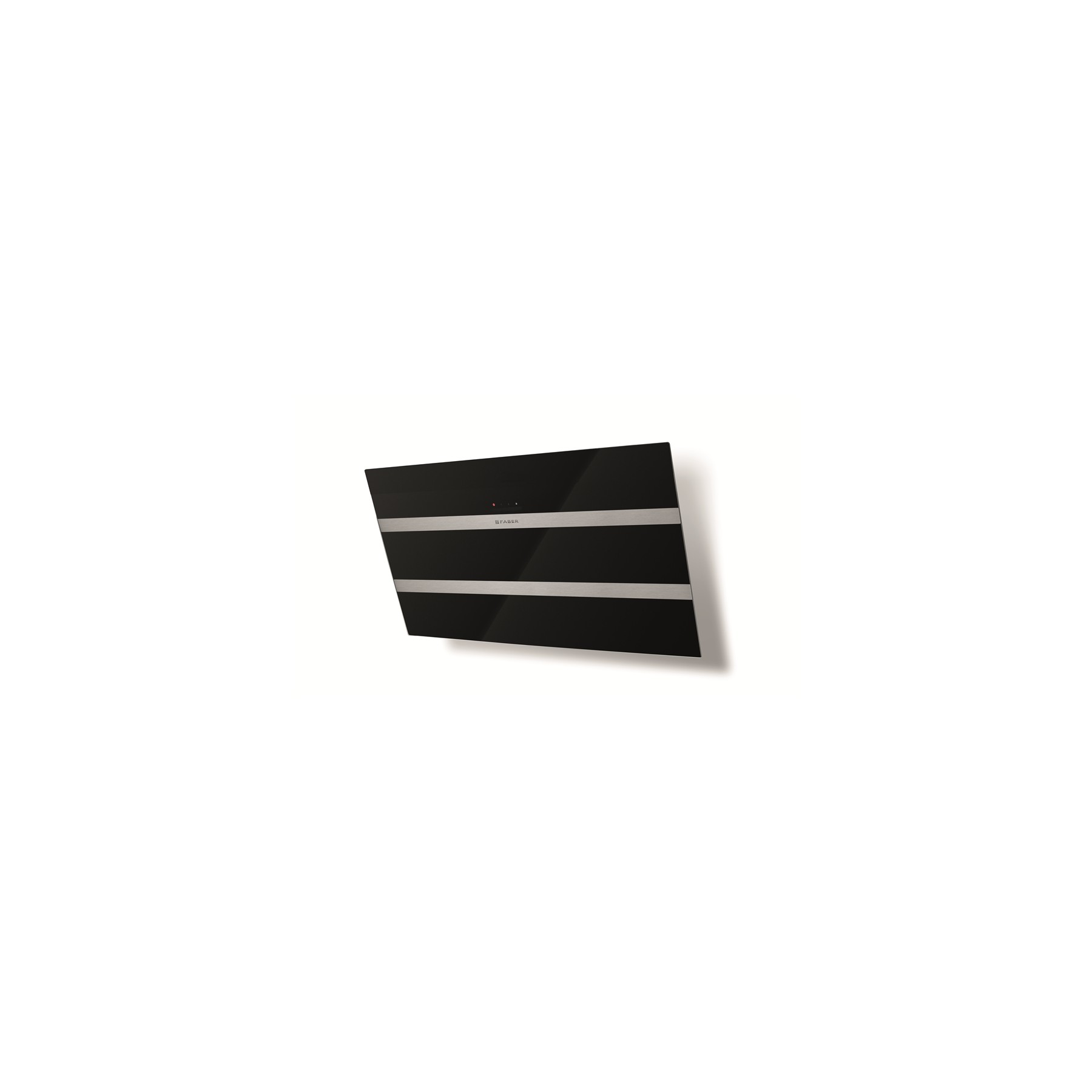 Hotte décorative murale inclinée FABER STEELMAX 800 NOIR/INOX