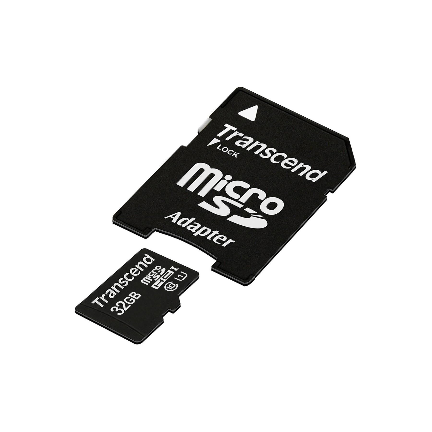 Carte Micro SD TRANSCEND 32Go microSDHC U1 + adaptateur