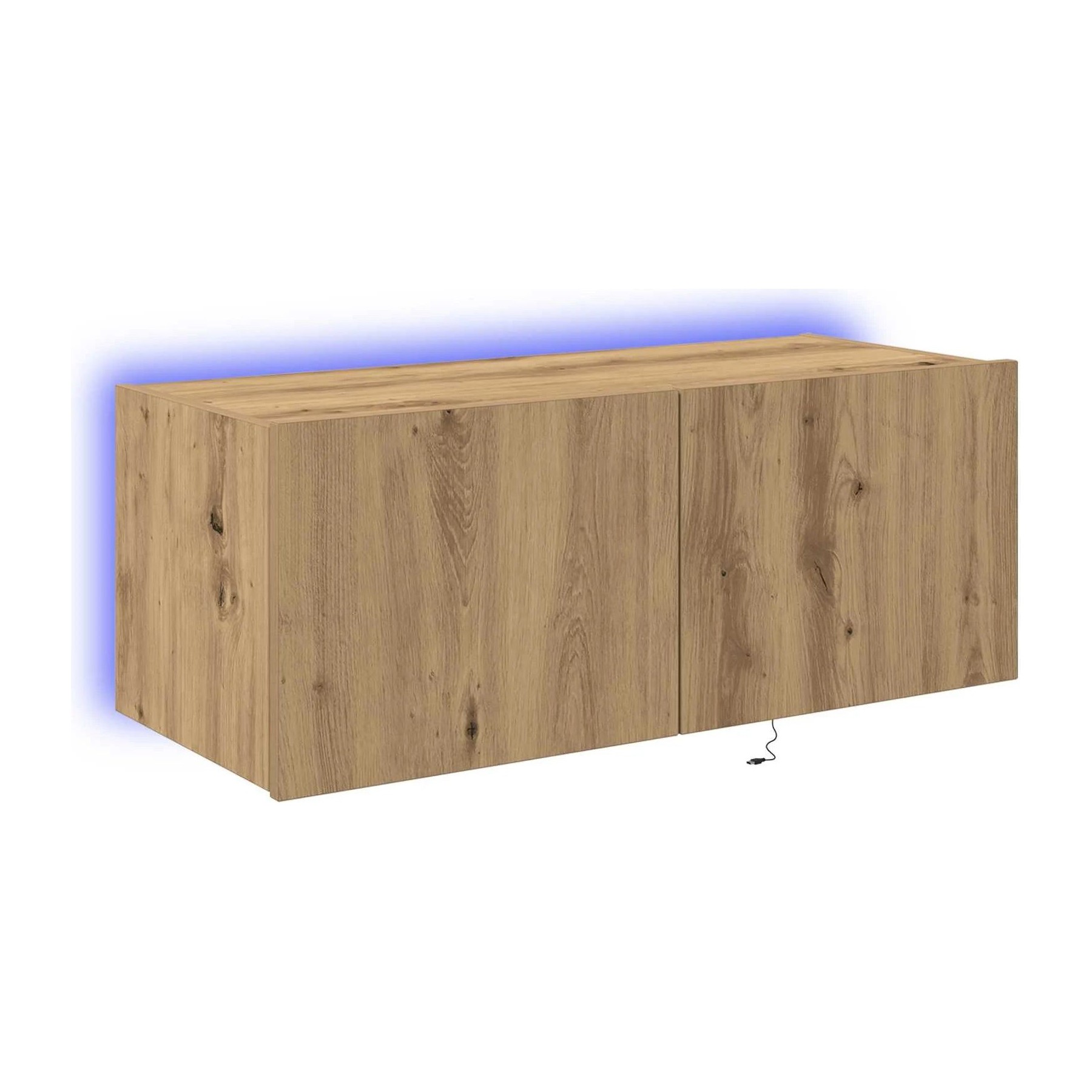 Meuble TV HELLOSHOP26 Meuble TV mural moderne 80 x 35 x 31 cm