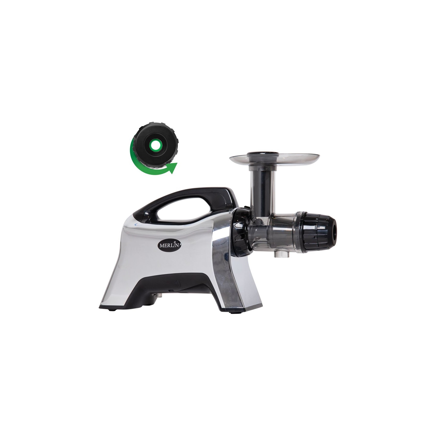 Extracteur de jus MERLIN MNC700MC - Chromé - Spécial Céleri
