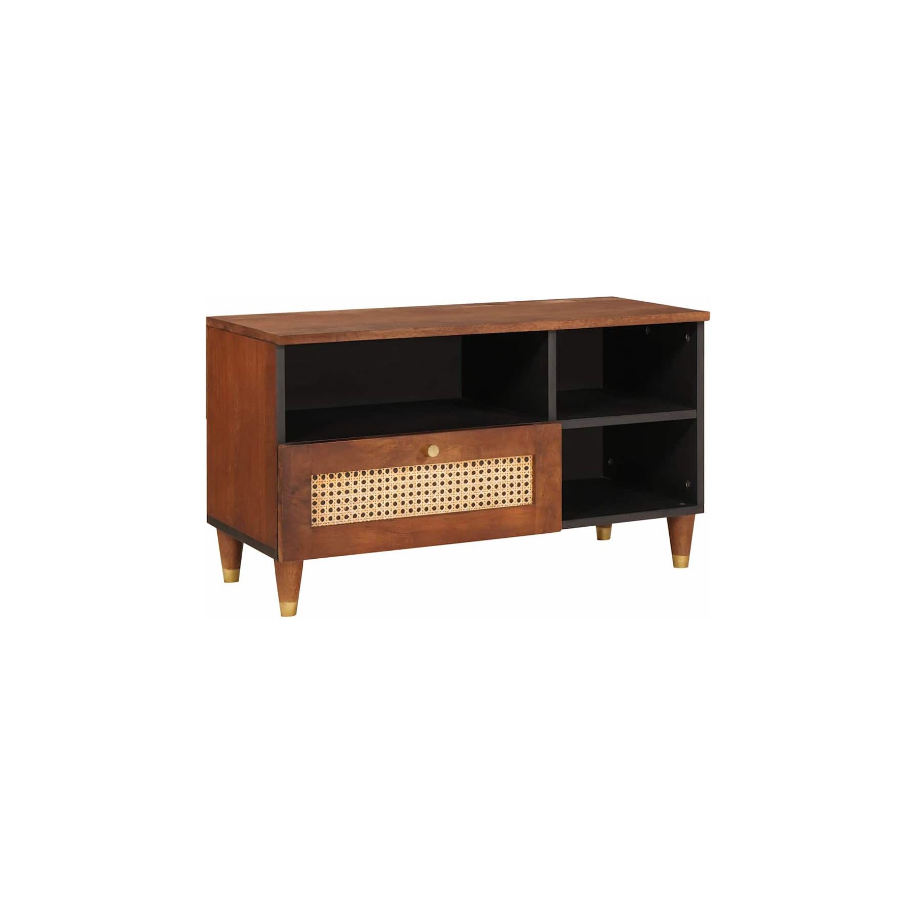 Meuble TV HELLOSHOP26 Meuble TV rectangulaire moderne avec éta