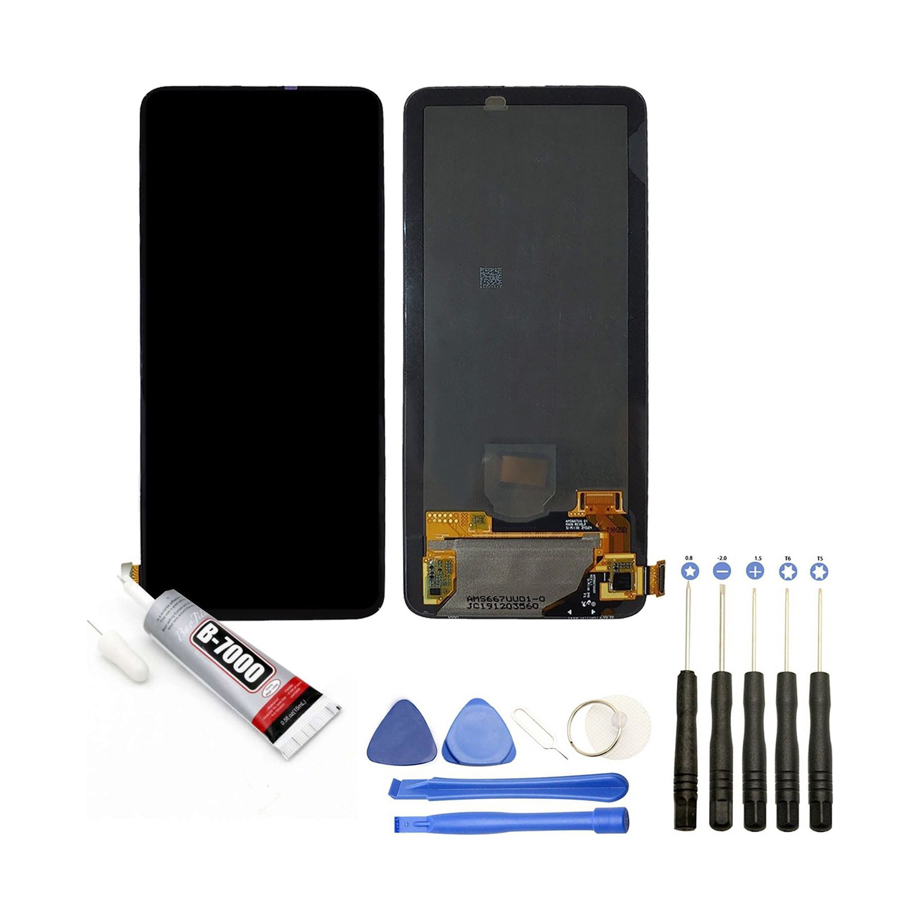 Ecran téléphone VISIODIRECT Vitre + ecran LCD pour Xiaomi Poco F2