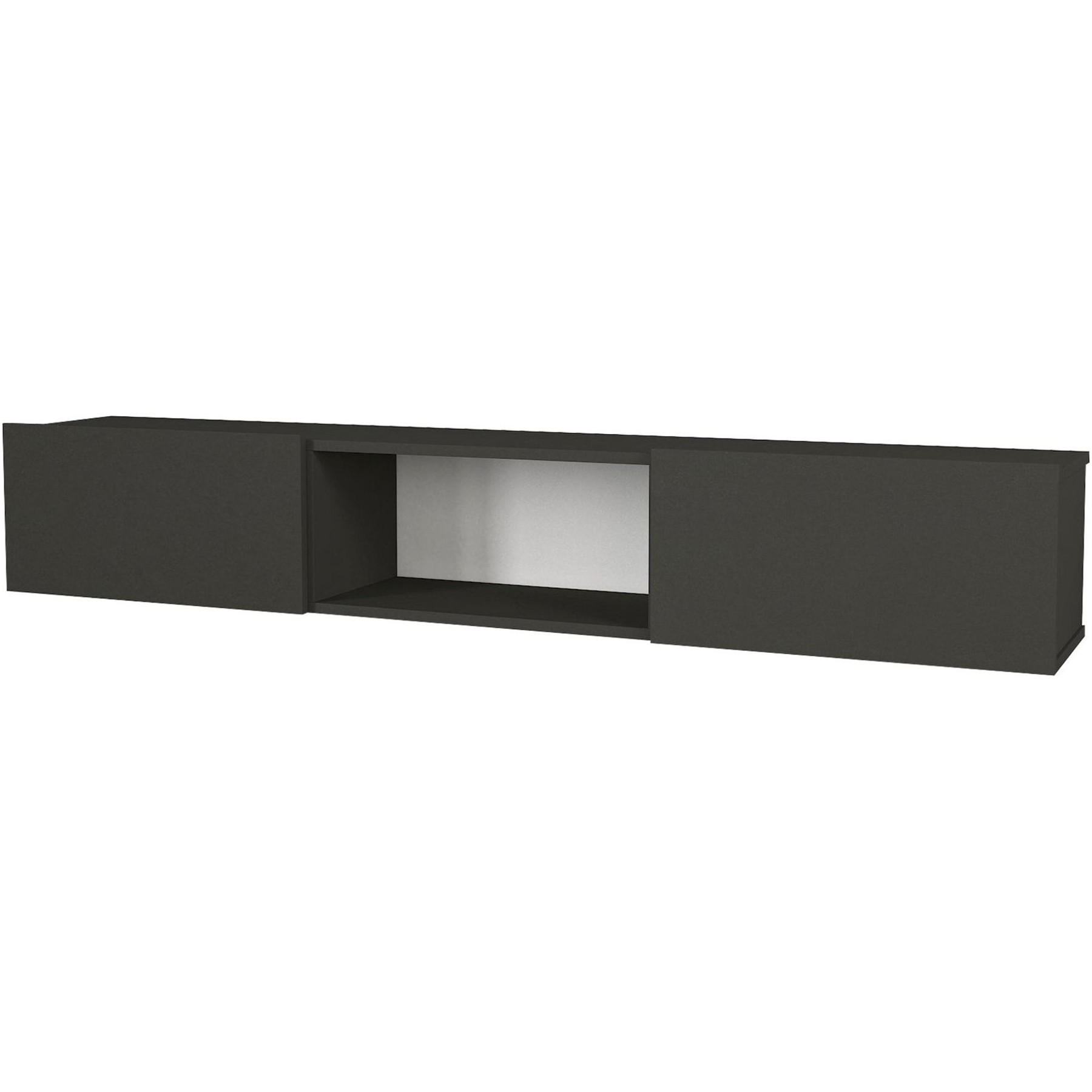Meuble TV HELLOSHOP26 Meuble TV 180 x 31 x 29,5 cm anthracite