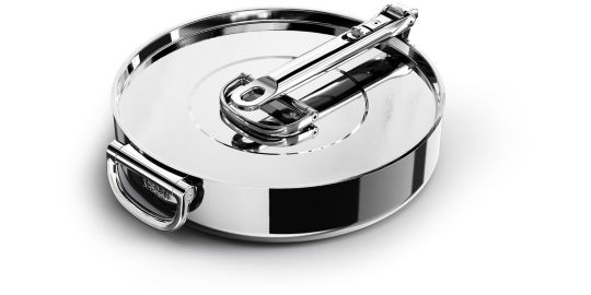 Sauteuse JOSEPH JOSEPH 28cm avec couvercle et poignée retractab