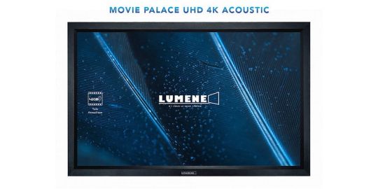 Ecran de projection LUMENE MOVIE PALACE UHD 4K ACOUSTIC 240C