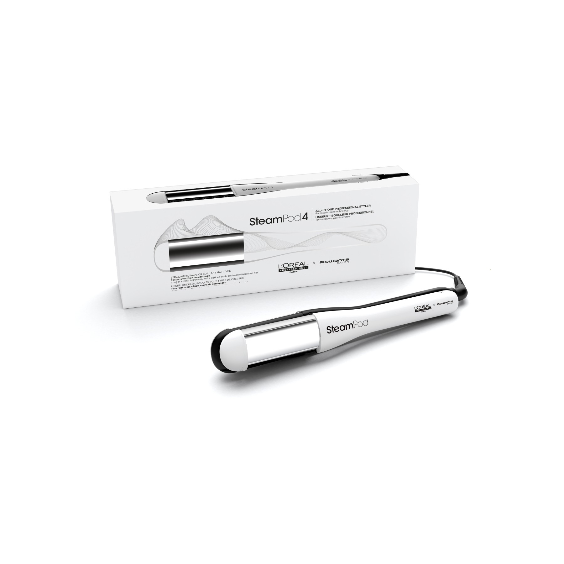 Lisseur vapeur L'OREAL PRO Steampod 4 blanc