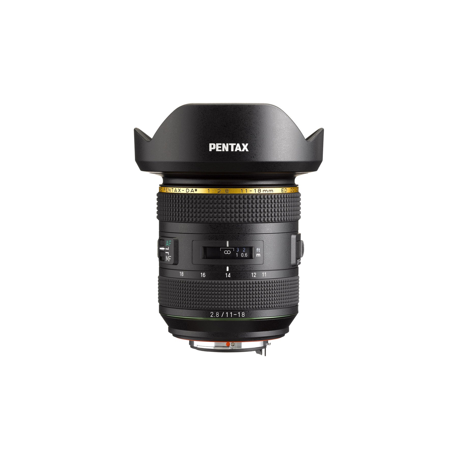 Objectif pour Reflex PENTAX HD DA 11-18MM F2.8 ED DC AW