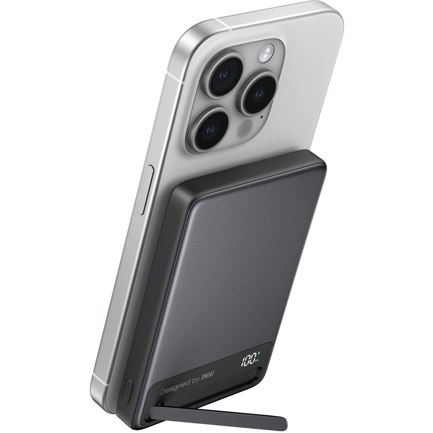 Batterie externe INIU 10000 mAh MagPro slim noir