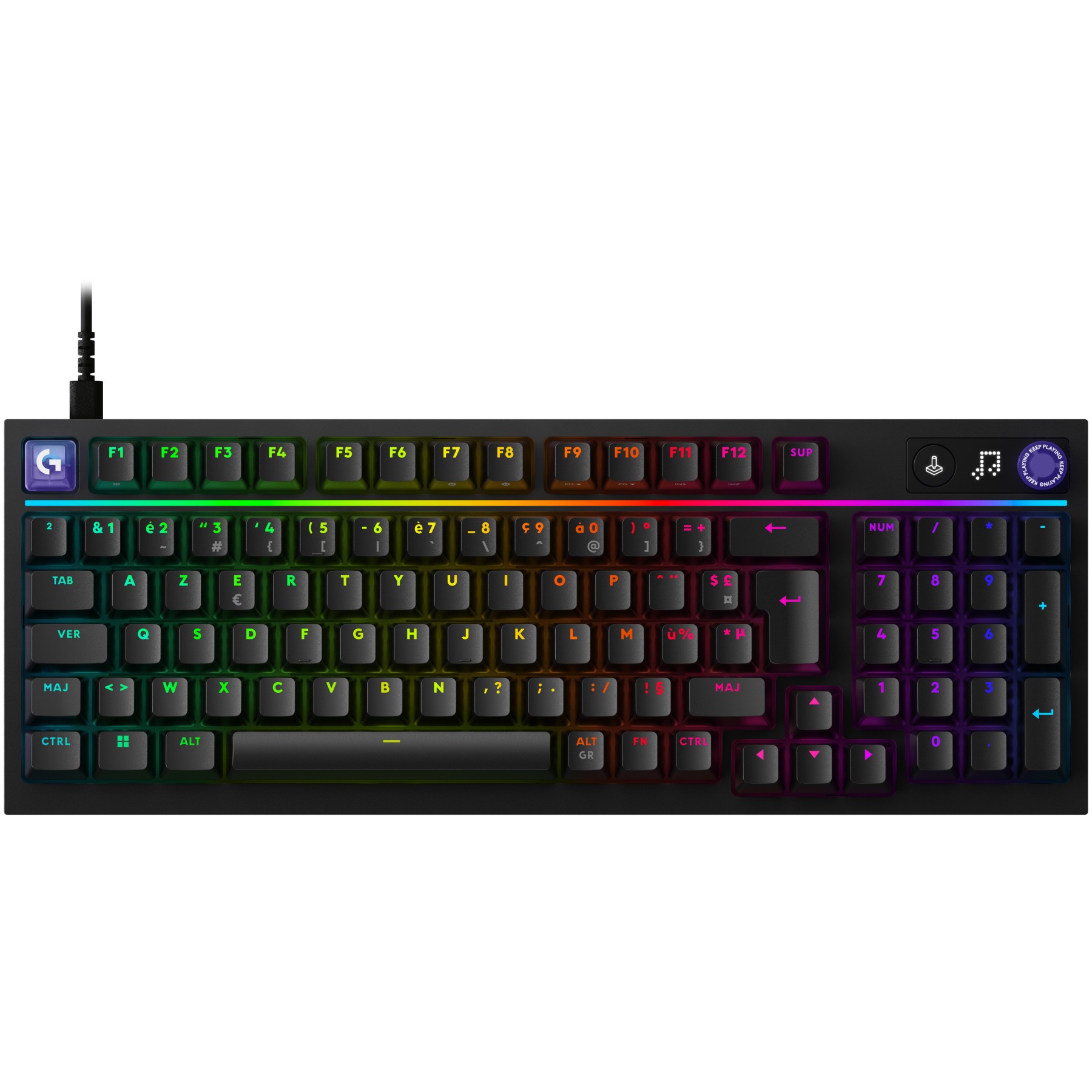 Clavier gamer LOGITECH G316 X 98 Noir