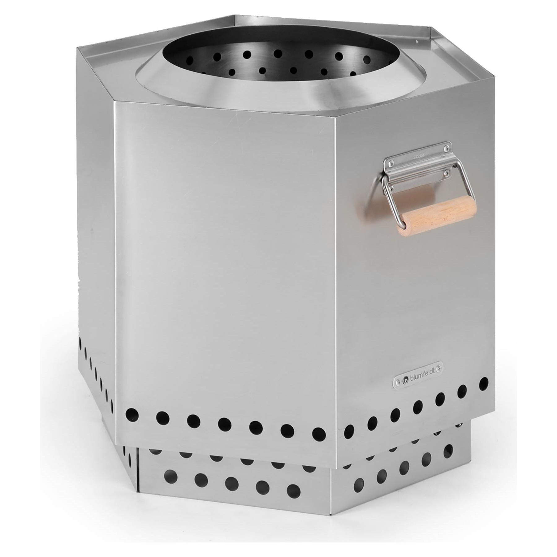 Brasero BLUMFELDT Mojanda sans fumée solide acier inox