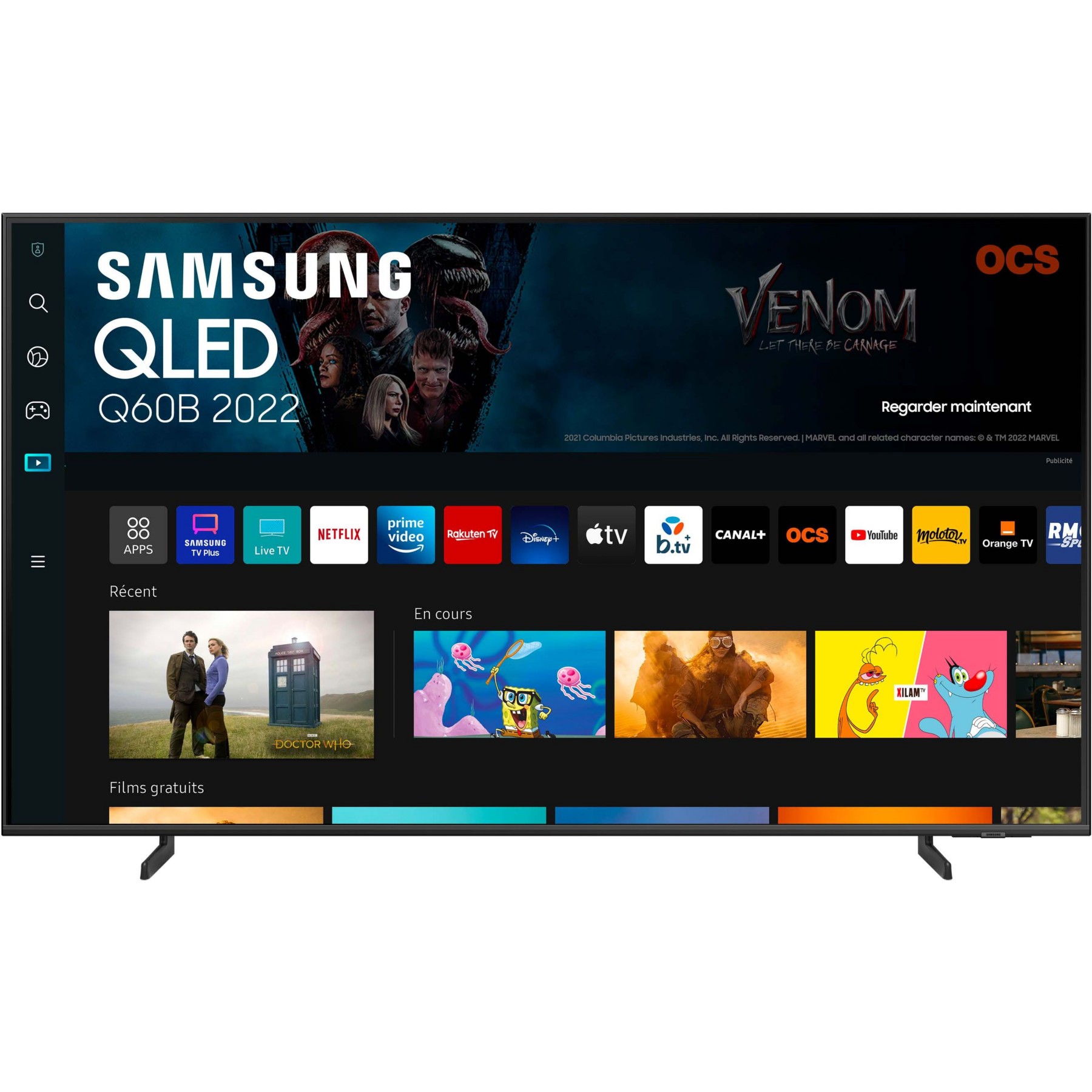 TV QLED SAMSUNG QE75Q60B 2022 Reconditionné