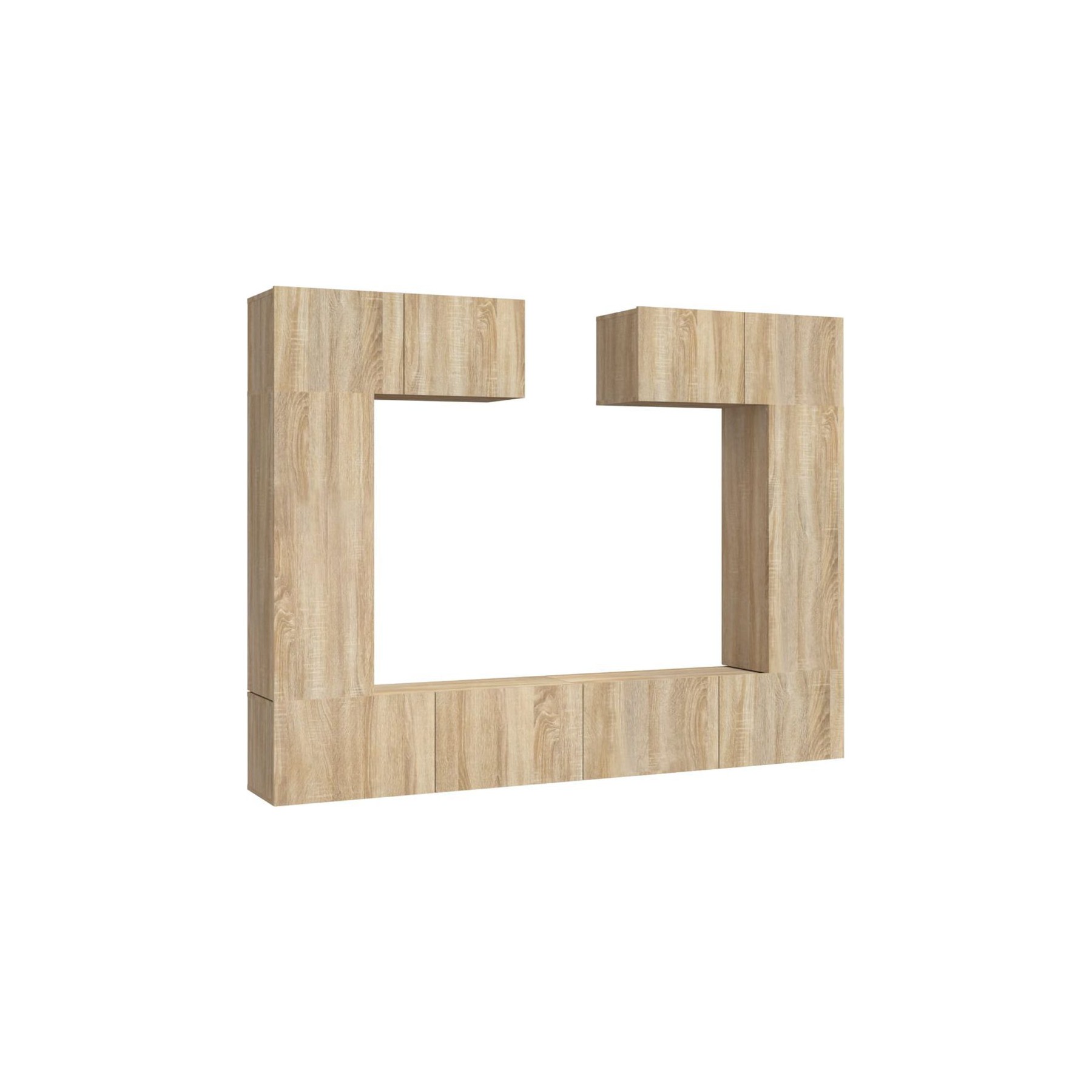 Meuble TV HELLOSHOP26 Ensemble de meubles armoire buffet TV té