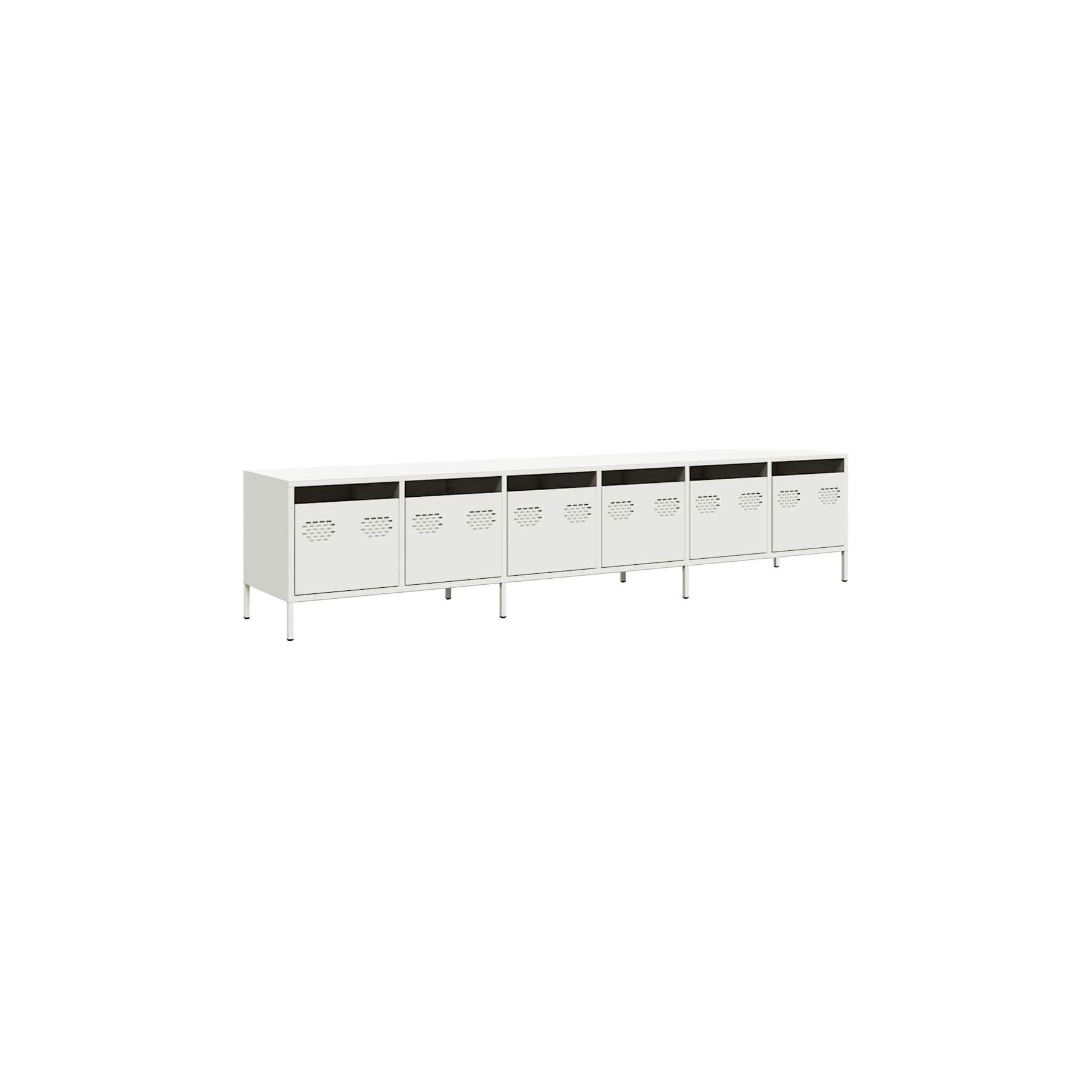 Meuble TV HELLOSHOP26 Meuble TV avec grand espace de rangement