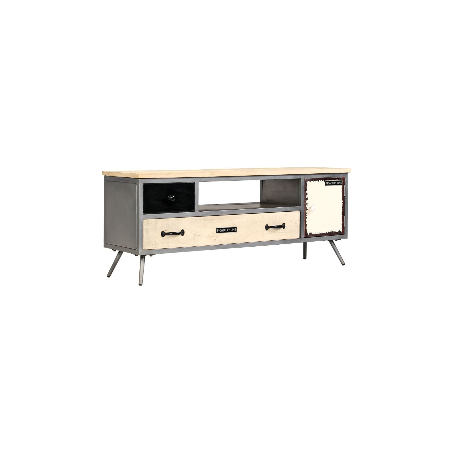 Meuble TV HELLOSHOP26 Meuble télé buffet tv télévision design