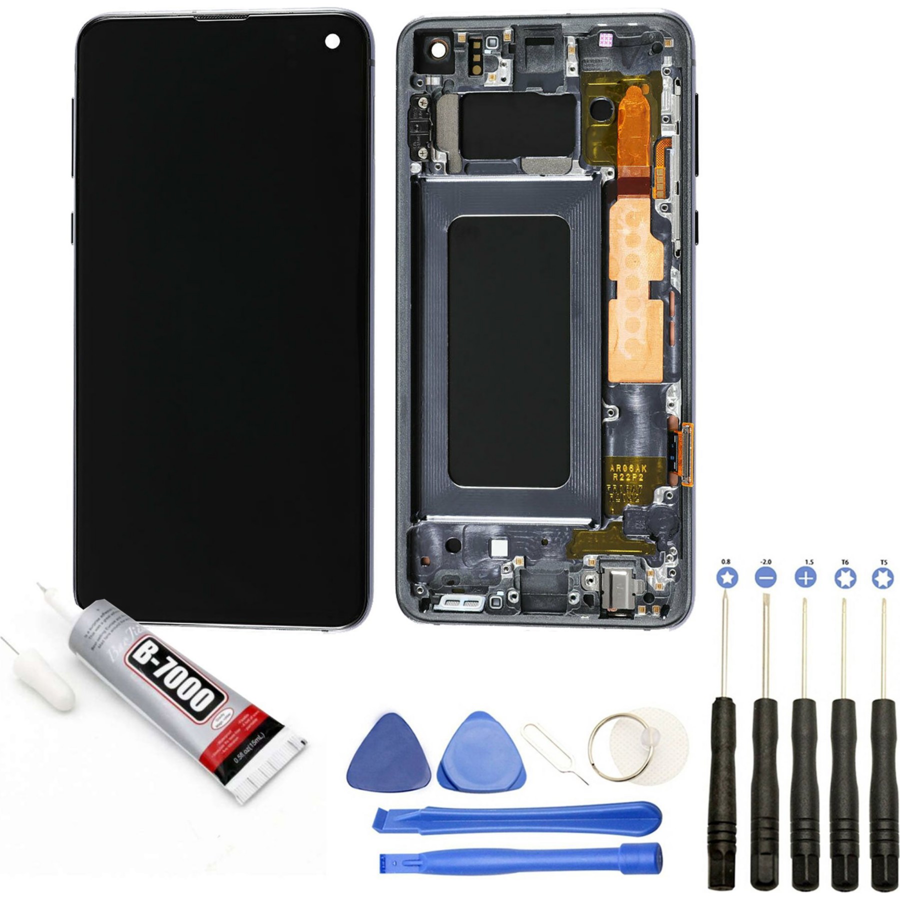 Ecran téléphone VISIODIRECT ecran LCD pour Samsung Galaxy S10