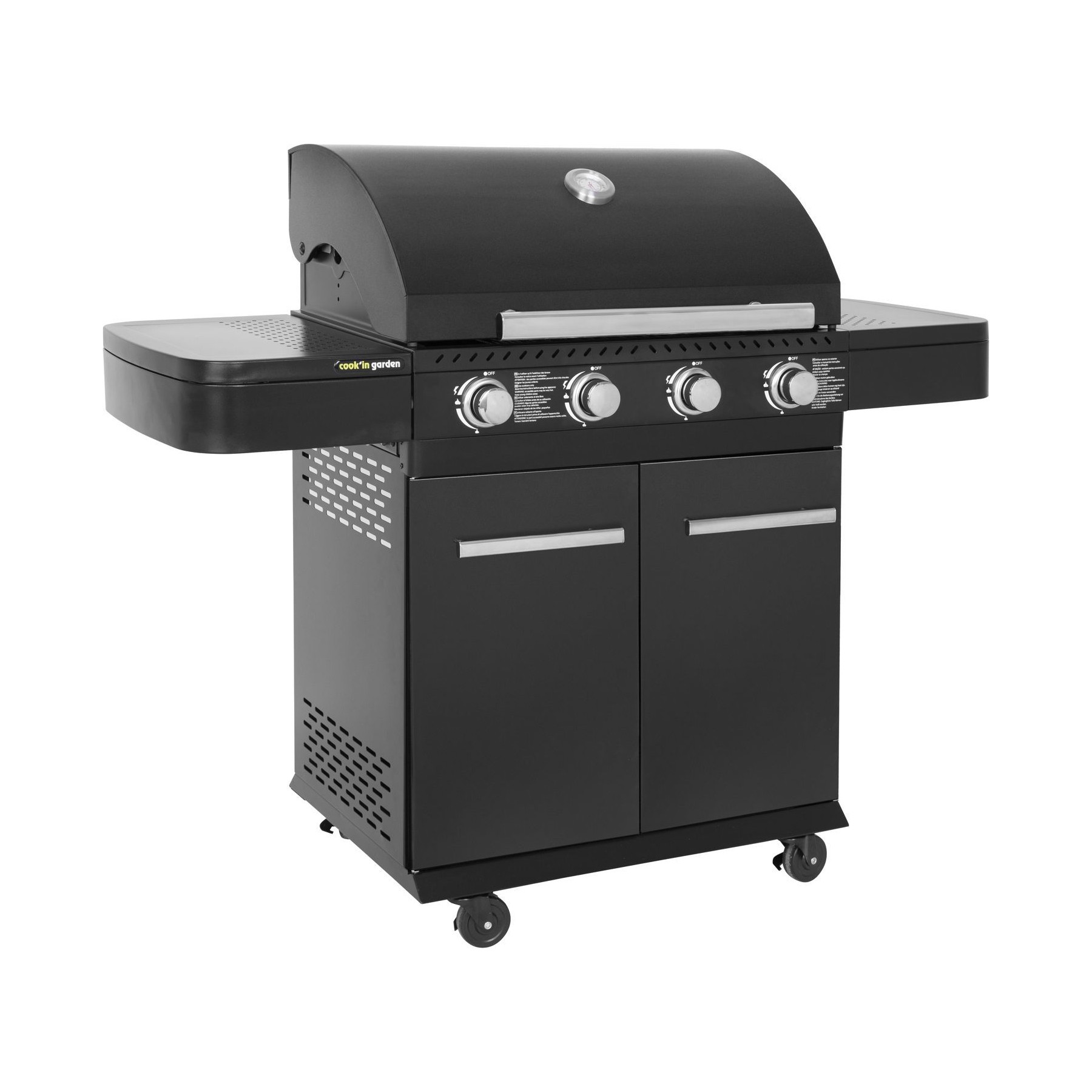 Barbecue gaz COOK'IN GARDEN Barbecue au gaz FYRA avec thermomètre -