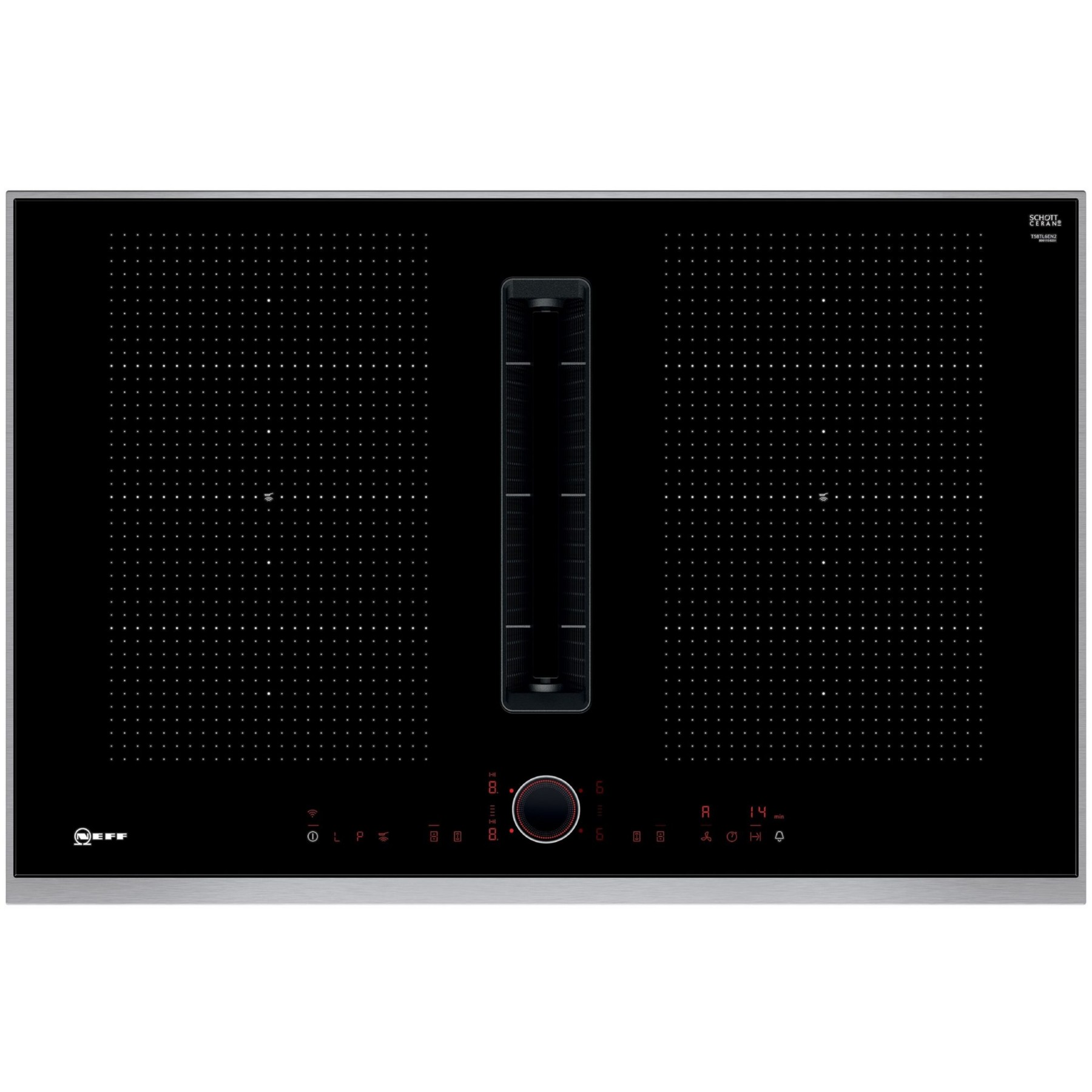 Plaque induction aspirante NEFF T58TL6EN2 N90 TwistPad Fire Reconditionné