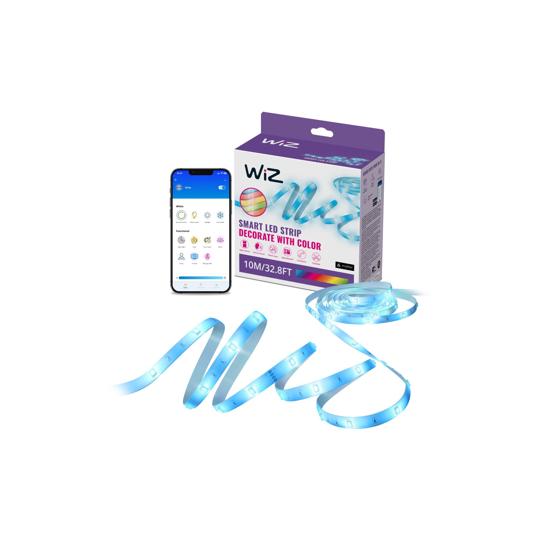 Bandeau LED WIZ RGB Couleur 10m