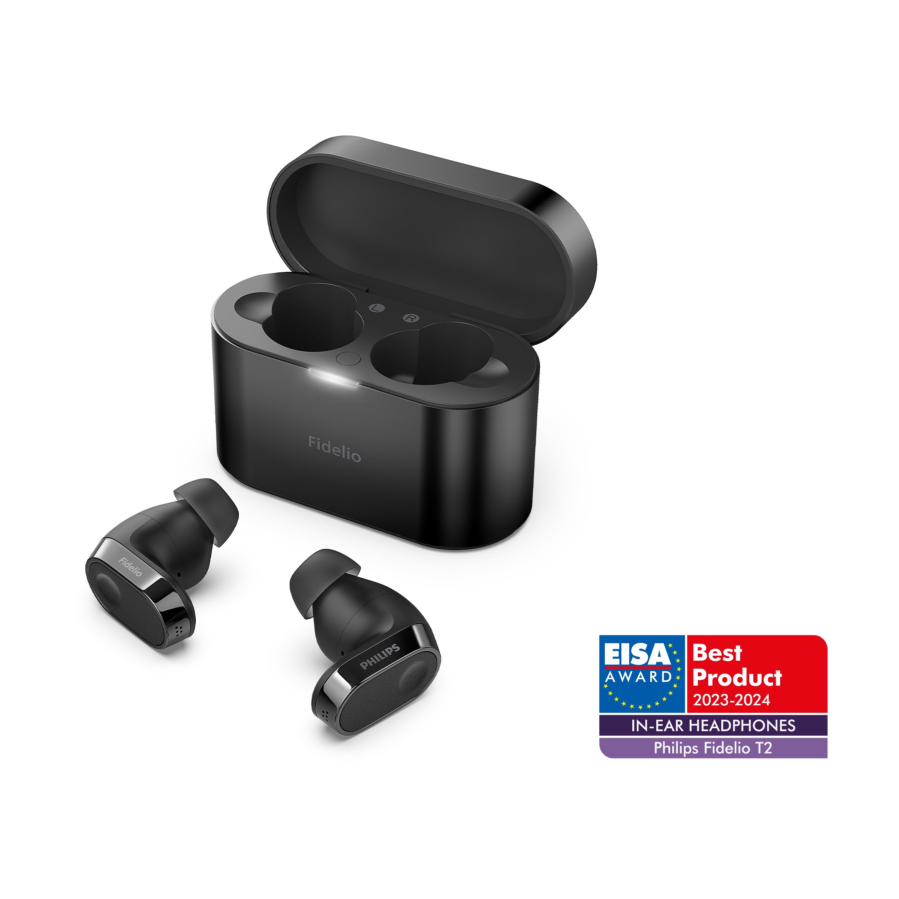 Ecouteurs sport PHILIPS Fidelio T2 Noir
