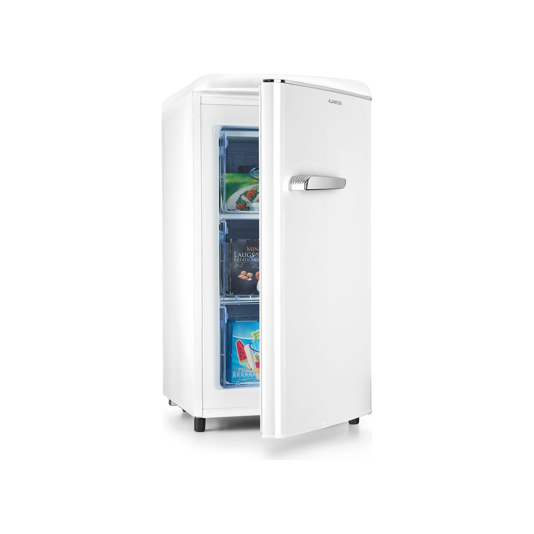 Congélateur armoire KLARSTEIN Laika 60L 3 tiroirs -18 à 0 °C E beige