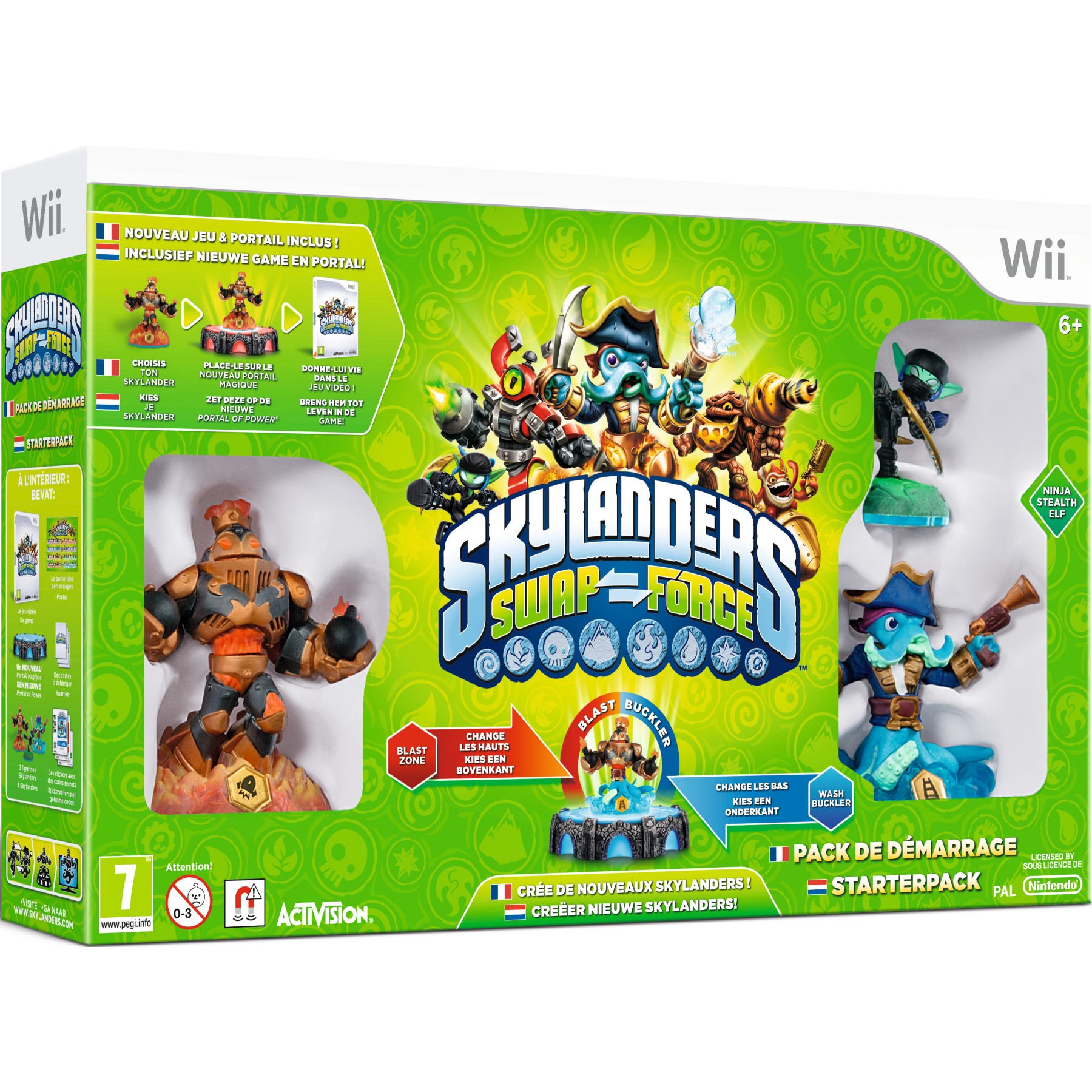Jeu Wii ACTIVISION Skylanders Swap Force Starter pack Reconditionné