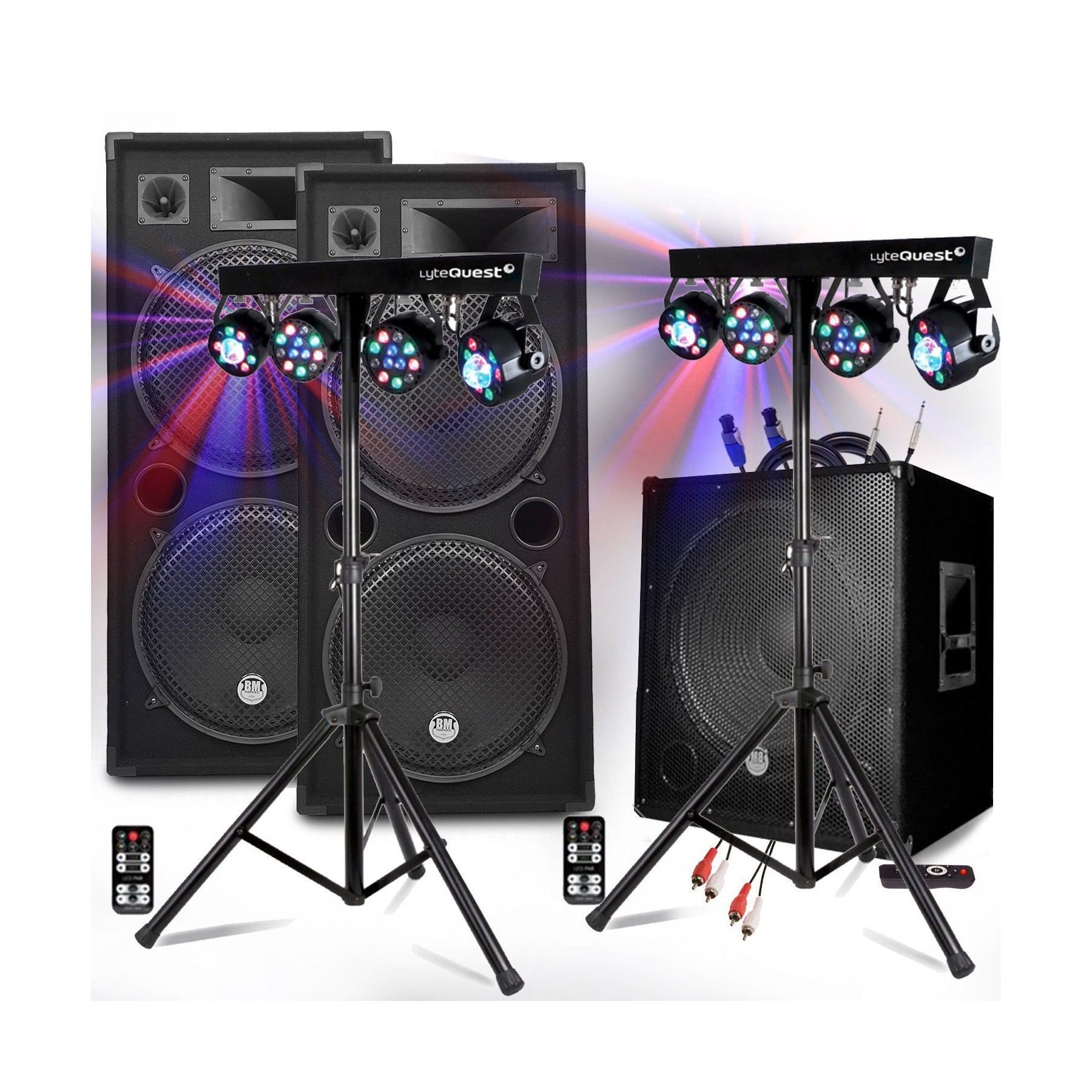 Pack sono KOOL.STAR Pack SONO 3200W Dj MEGA BASSES - Subwoof