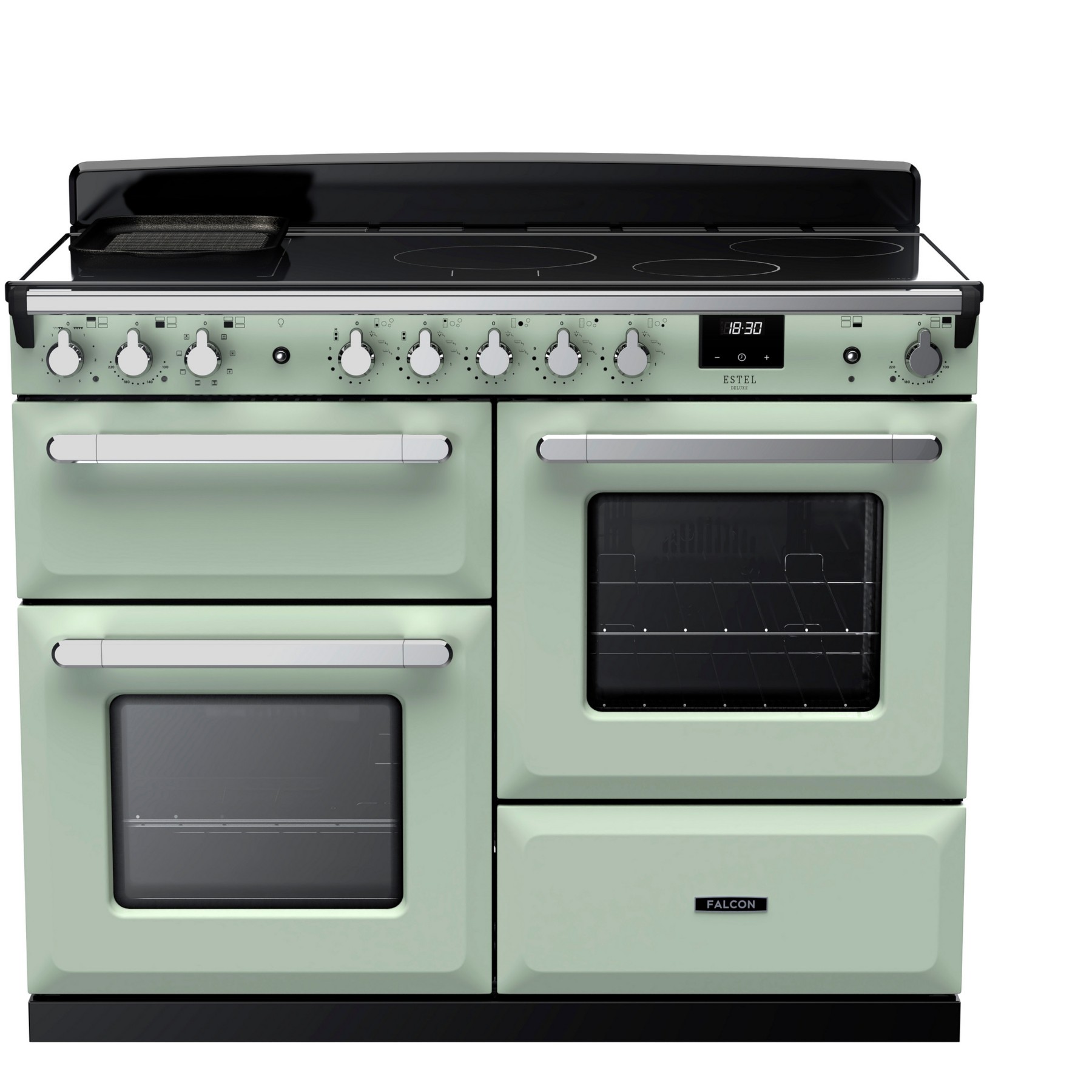 Piano de cuisson induction FALCON ESTEL DELUXE OCTAB IND 110 CM VERT PASTE