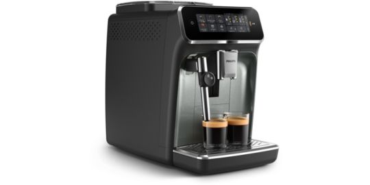 Expresso Broyeur PHILIPS EP2339/10 cafetière à grain LatteGo série 2300, 4 boissons, SilentBrew, Noir