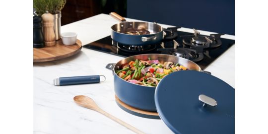Poêle COOKUT LA MERVEILLEUSE  INOX 24CM - MYRTILLE