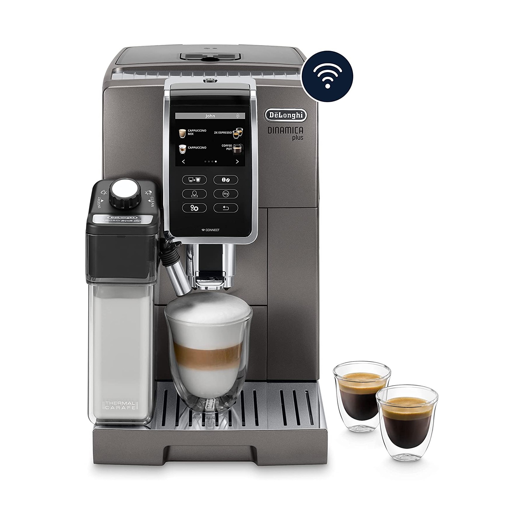 Expresso Broyeur DELONGHI Dinamica Plus FEB3795.T Titanium