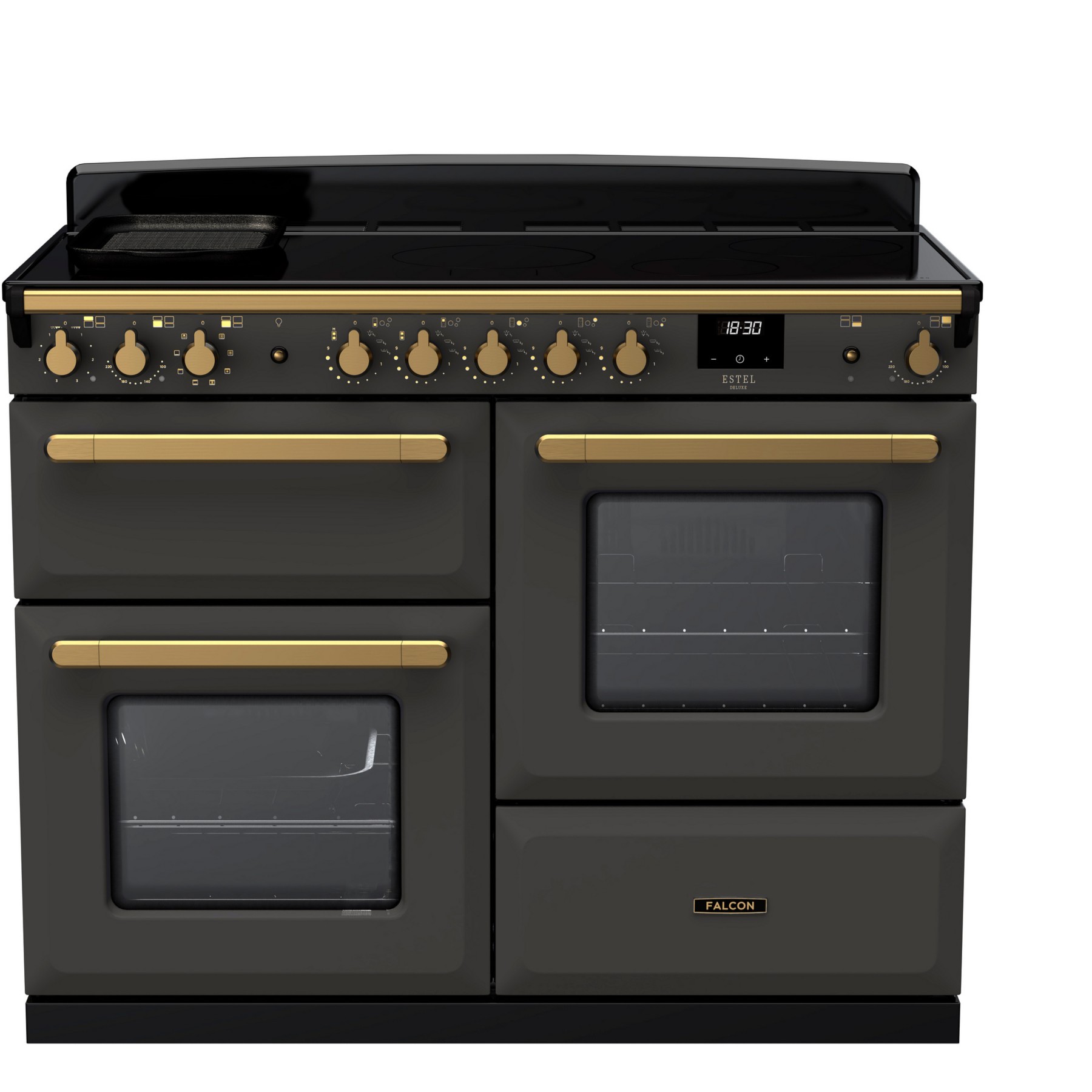 Piano de cuisson induction FALCON ESTEL DELUXE OCTAB IND 110 CM ARDOISE LA