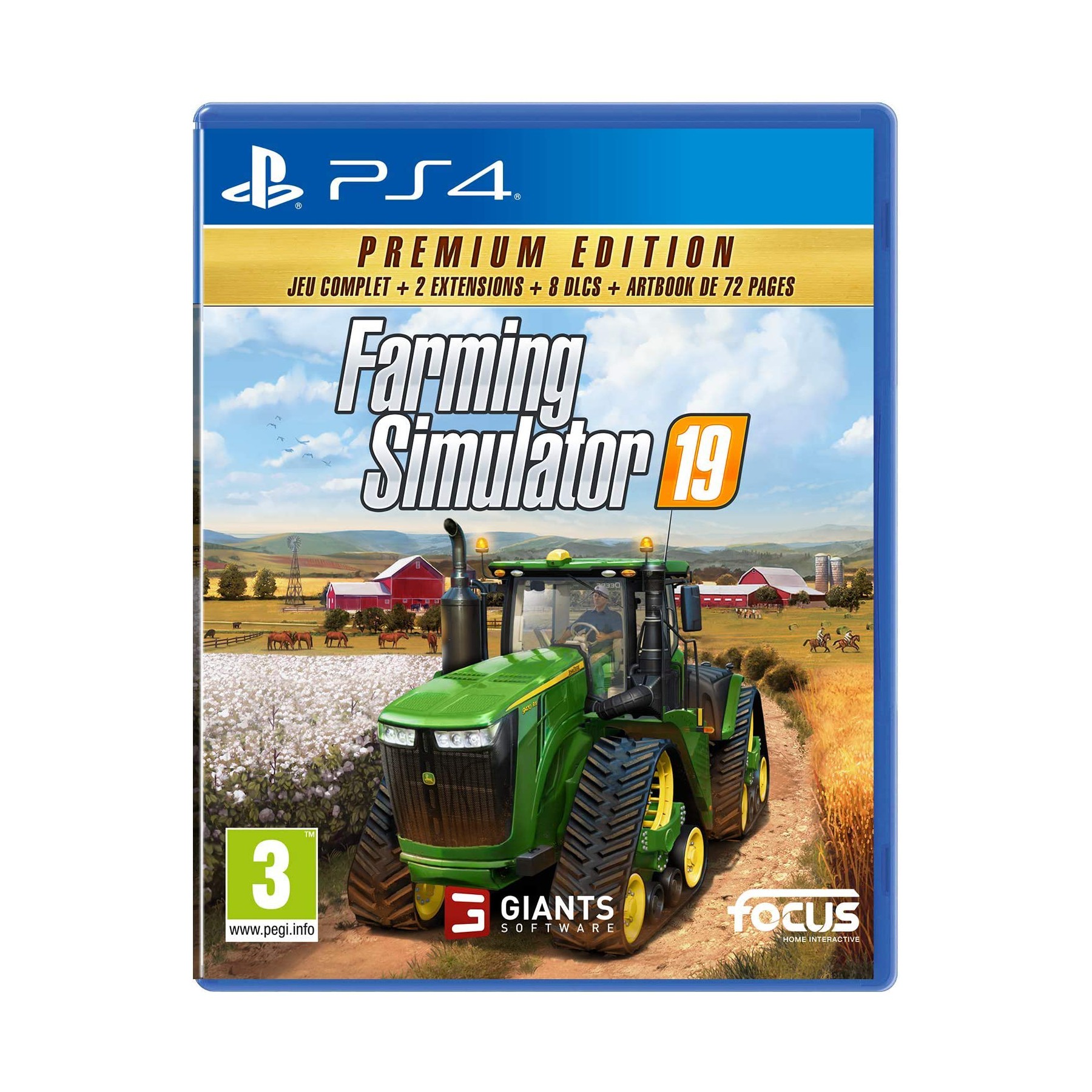 Jeu PS4 FOCUS FARMING SIMU 19 ED.PREMIUM