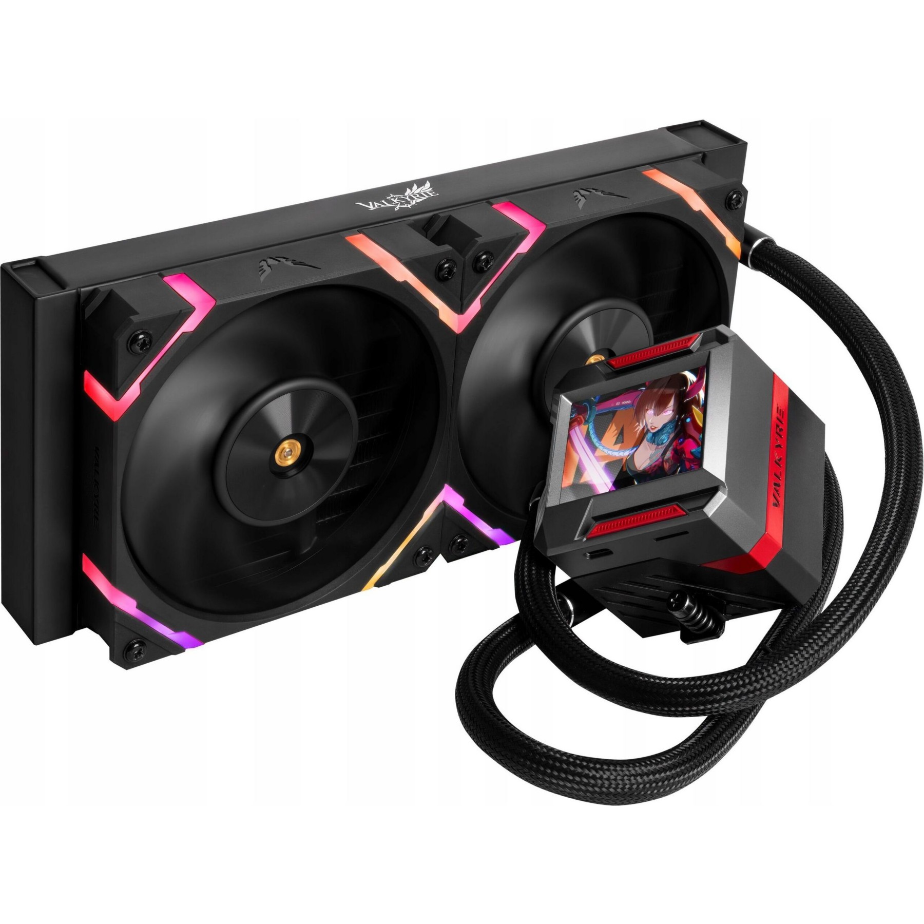 Kit de refroidissement VALK Syn - 240 mm Noir et Rouge