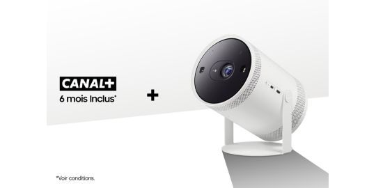 Mini vidéoprojecteur SAMSUNG The Freestyle LFF3 - Pack 6 mois CANAL+ inclus