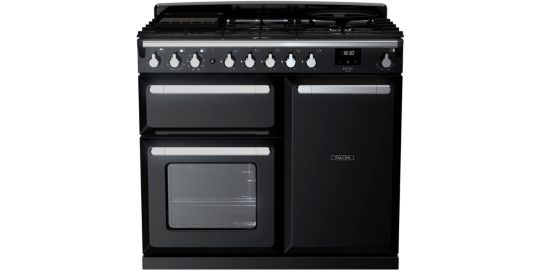Piano de cuisson gaz FALCON ESTEL DELUXE TAB GAZ 100 CM NOIR BRILLAN